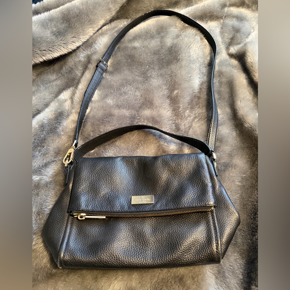 Kate Spade leather fold over shoulder and crossbody bag